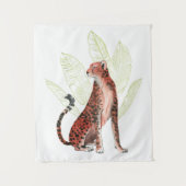 Ruby Runner Leopard Wandkleed (Voorkant)