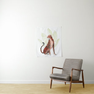 Ruby Runner Leopard Wandkleed