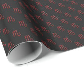Ruby Schorpioen Symbool Wrapping Papier (Rol Hoek)