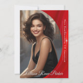 Ruby Shine Autograph Kaart voor Pageants (Voorkant)