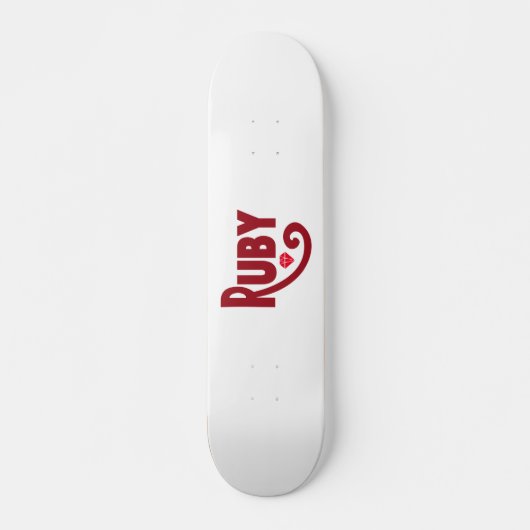 Ruby Skateboard (Voorkant)