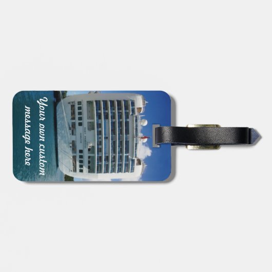 Ruby Stern Custom Bagagelabel (Achterkant horizontaal)