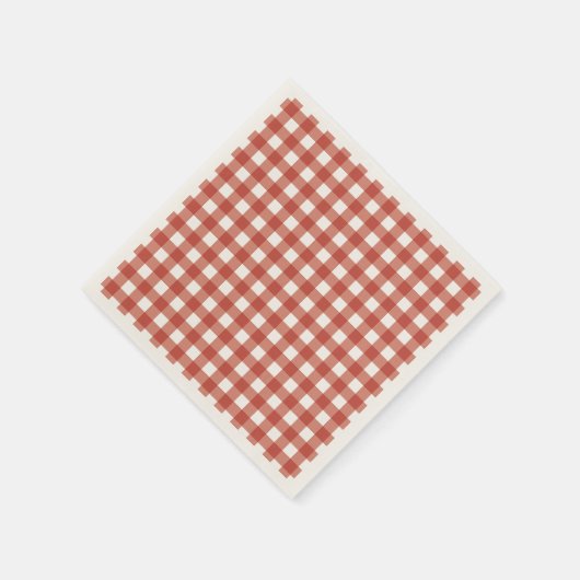  Ruby Stripes Servetten bruiloft receptie (Hoek)