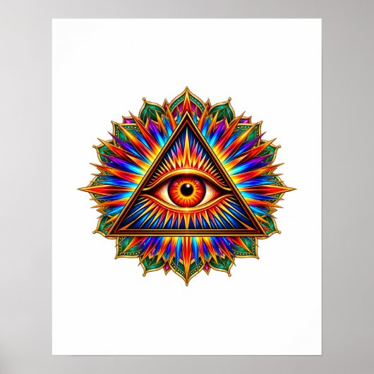 Ruby Sun Eye Poster (Voorkant)