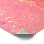 Ruby the Big Head Flamingo - alleen Dahl Poster (Hoek)