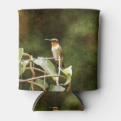 Ruby Throated Hummingbird Blikjeskoeler (Voorkant)