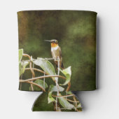 Ruby Throated Hummingbird Blikjeskoeler (Achterkant)