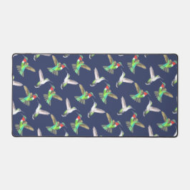 Ruby Throated Hummingbird Bureaumat