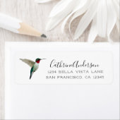 Ruby-throated Hummingbird Etiket (Insitu)