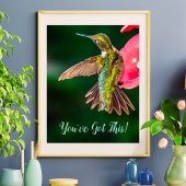 Ruby Throated Hummingbird Je hebt dit citaat Poster