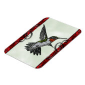 Ruby Throated Hummingbird Magneet (Linkerzijde)