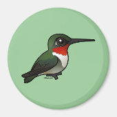 Ruby-throated Hummingbird Magneet (Voorkant)