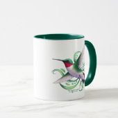 Ruby Throated Hummingbird Mok (Voorkant rechts)