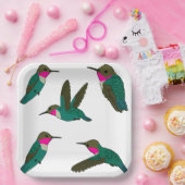 Ruby Throated Hummingbird Papieren Bordje (Feest)