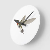 Ruby Throated Hummingbird Ronde Klok (Hoek)