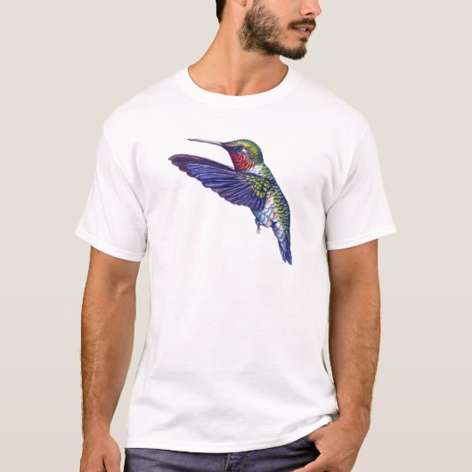 Ruby Throated Hummingbird T-shirt (Voorkant)