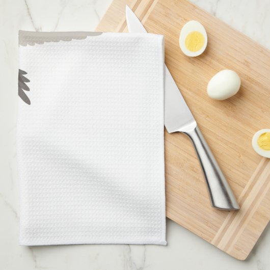 Ruby Throated Hummingbird Theedoek (Quarter Fold)