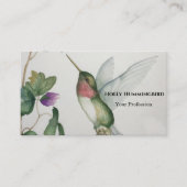 Ruby Throated Hummingbird Visitekaartje (Voorkant)
