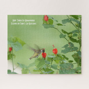 Ruby Throated Hummingbird, vogelliefhebber's Jigza Legpuzzel