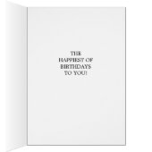 Ruby-throated Hummingbirds Birthday Card (Intérieur (Droit))