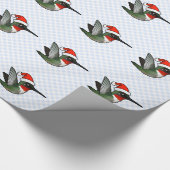 Ruby-throated Santa Cadeaupapier (Hoek)
