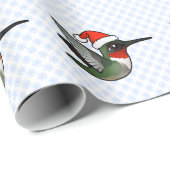 Ruby-throated Santa Cadeaupapier (Rol Hoek)
