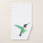 Ruby thromingbird bad handdoek (Handdoek)