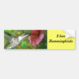 Ruby thromingbird bumpersticker