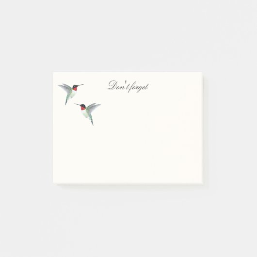 Ruby-thromingbird Notes (Voorkant)