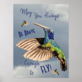 Ruby Toned Hummingbird Poster (Voorkant)