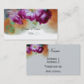 Ruby Victoriaans Roos Visitekaartje (Voorkant / Achterkant)