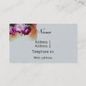 Ruby Victoriaans Roos Visitekaartje (Achterkant)