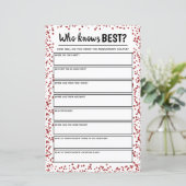 Ruby Wedding Jubileum Party Game (Staand voorkant)