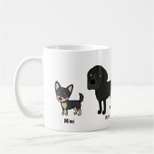 Rubyfornia 3-Dog pourrait tasse classique (Gauche)