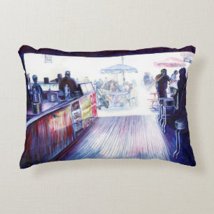 Ruby's, Coney Island, New York Accent Kussen