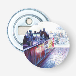 Ruby's, Coney Island, New York Button Flesopener