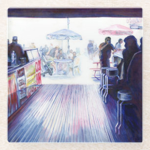 Ruby's, Coney Island, New York Glazen Onderzetter