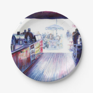 Ruby's, Coney Island, New York Papieren Bordje