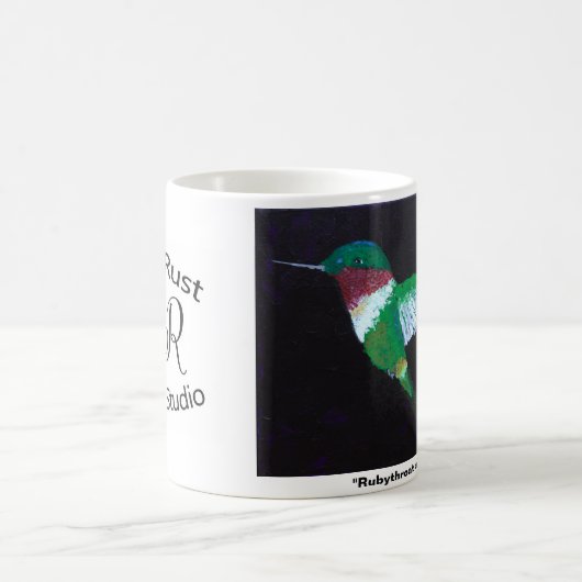Rubythroat à Night art mug (Centre)