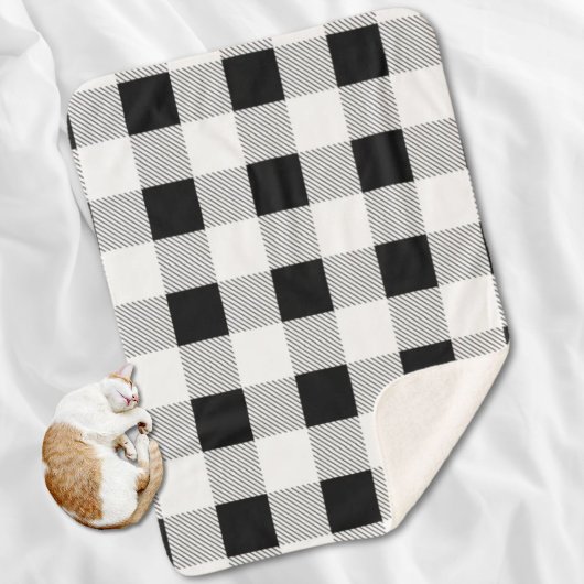 ruc farmhouse chic black and white plaid
