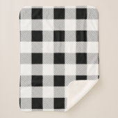ruc farmhouse chic black and white plaid (Devant)