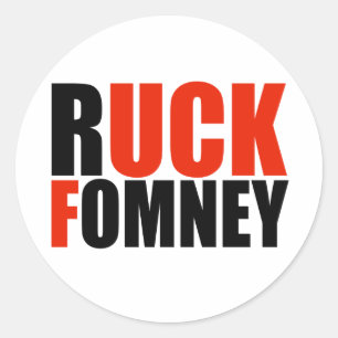 RUCK FOMNEY- RONDE STICKER