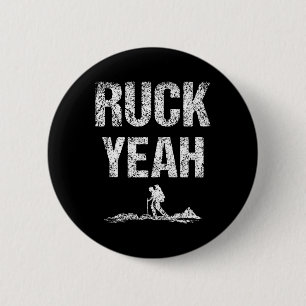 Ruck Yeah Workout Rugzak Rugzak Rucking Ronde Button 5,7 Cm