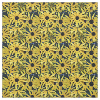 Rudbeckia Black Eyed Susans geo 1 Stof