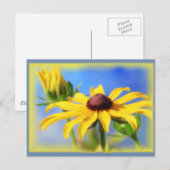 Rudbeckia Blues - Vignette Briefkaart (Voorkant / Achterkant)