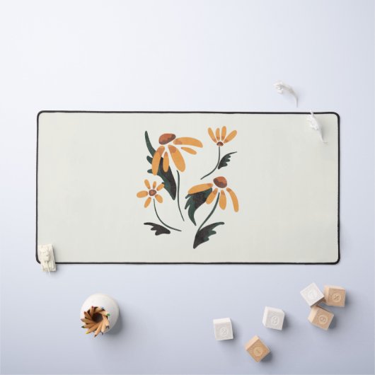 Rudbeckia Hirta Black-Eyed Susan Fleurs esthétique (Tableau pour enfants)