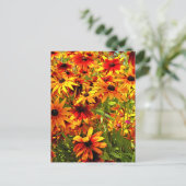 RUDBECKIA-STROMEN BRIEFKAART (Staand voorkant)