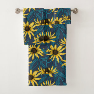 Rudbekia jaune sur la marine