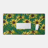 Rudbekia jaune sur vert foncé (Clavier et souris)