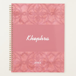 Ruddy Pink Batik Nom et Carnet de l'année